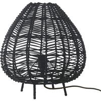Außenleuchte 423603-3509 Nana - Schwarz, KONVENTIONELL, Naturmaterialien (36,5/38,5/36,5cm)