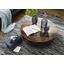 Couchtisch Nisha D: 70 cm Recyclingholz - Schwarz/Braun, Design, Holz/Metall (70/70/33cm) - Carryhome Couchtisch Nisha D: 70 cm Recyclingholz - Schwarz/Braun, Design, Holz/Metall (70/70/33cm) - Carryhome