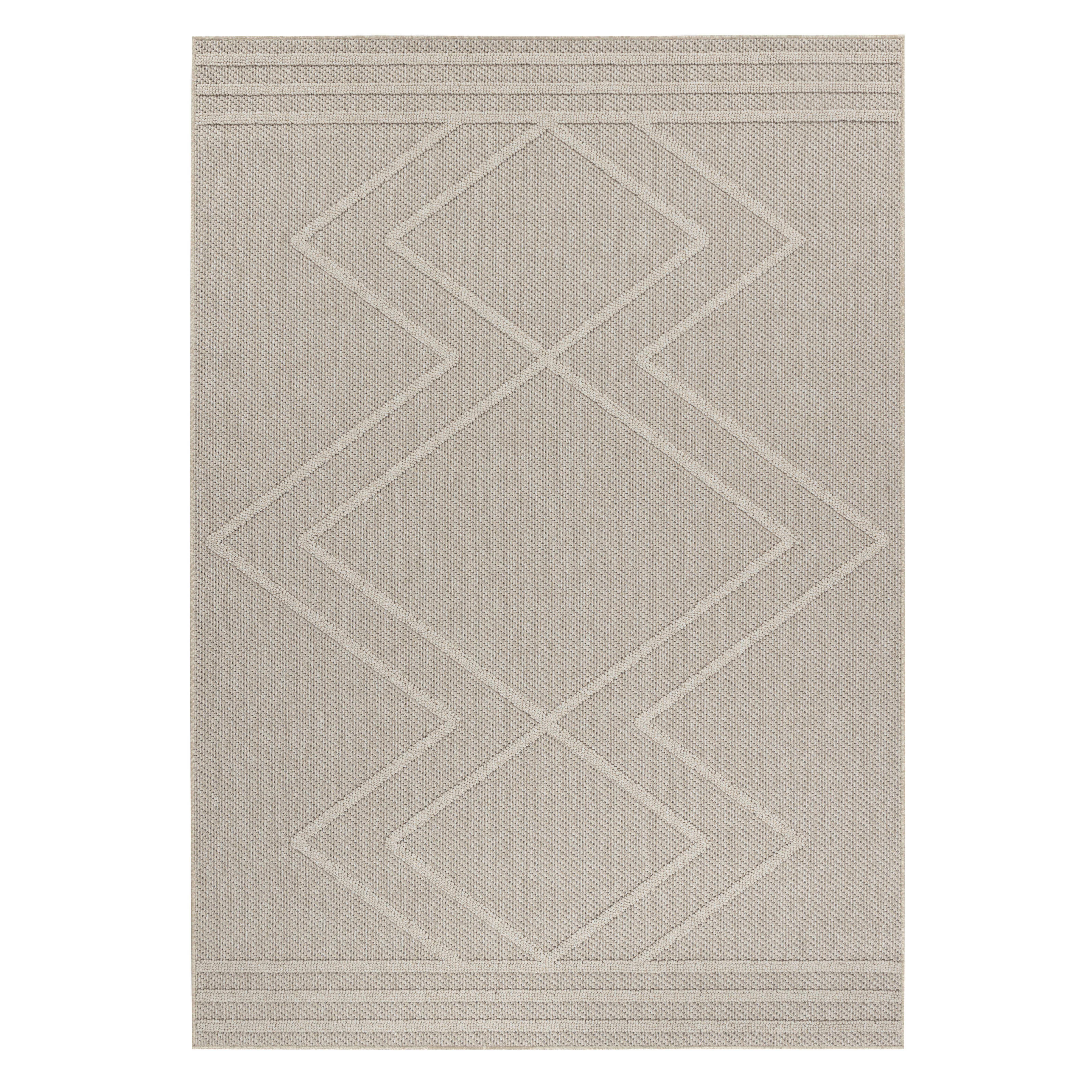 Outdoorteppich Patara - Beige, Design, Textil (240/340cm) - Novel
