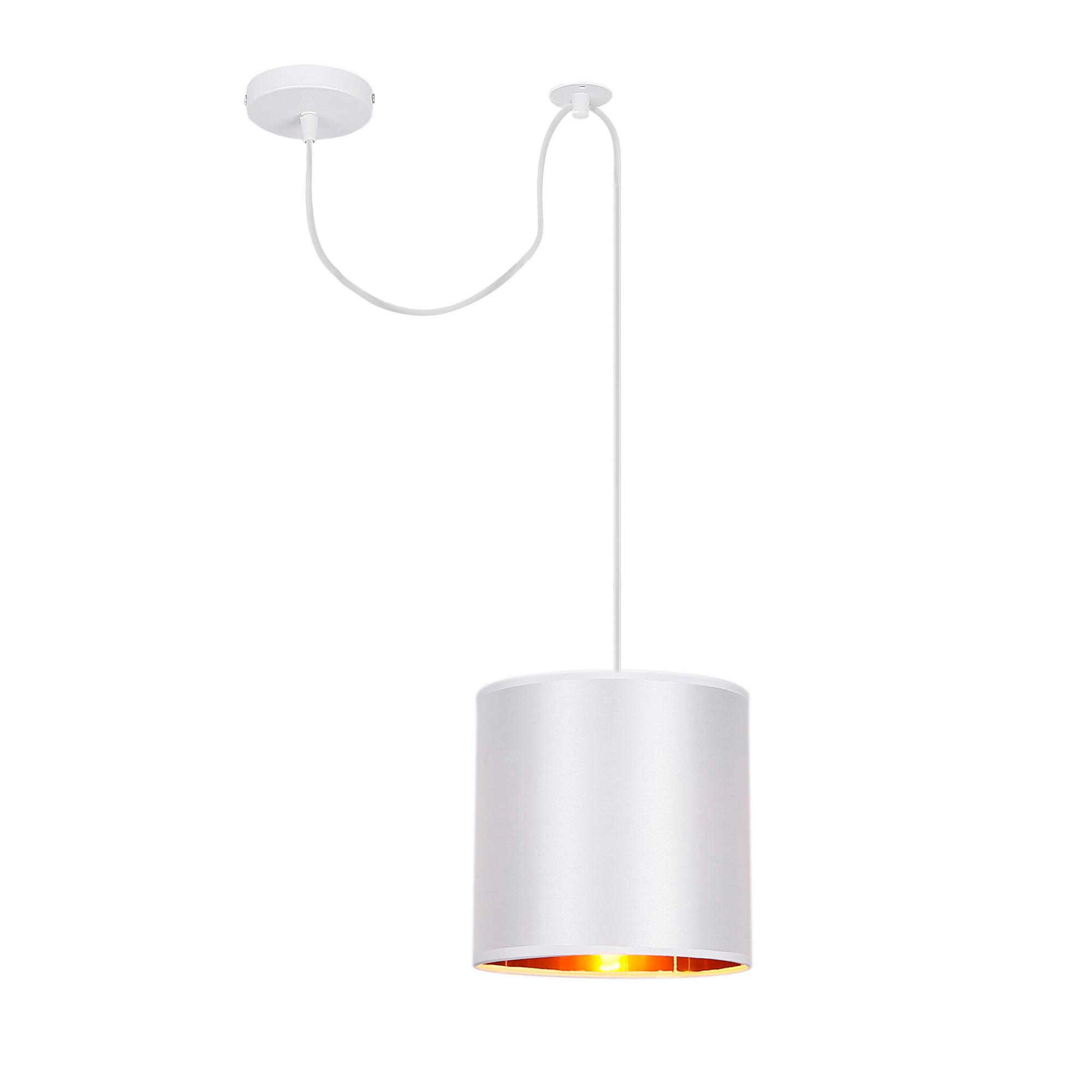 PENDELLEUCHTE 31-00637 ATLANTA - Weiß, KONVENTIONELL, Kunststoff/Metall (50/20/150cm)