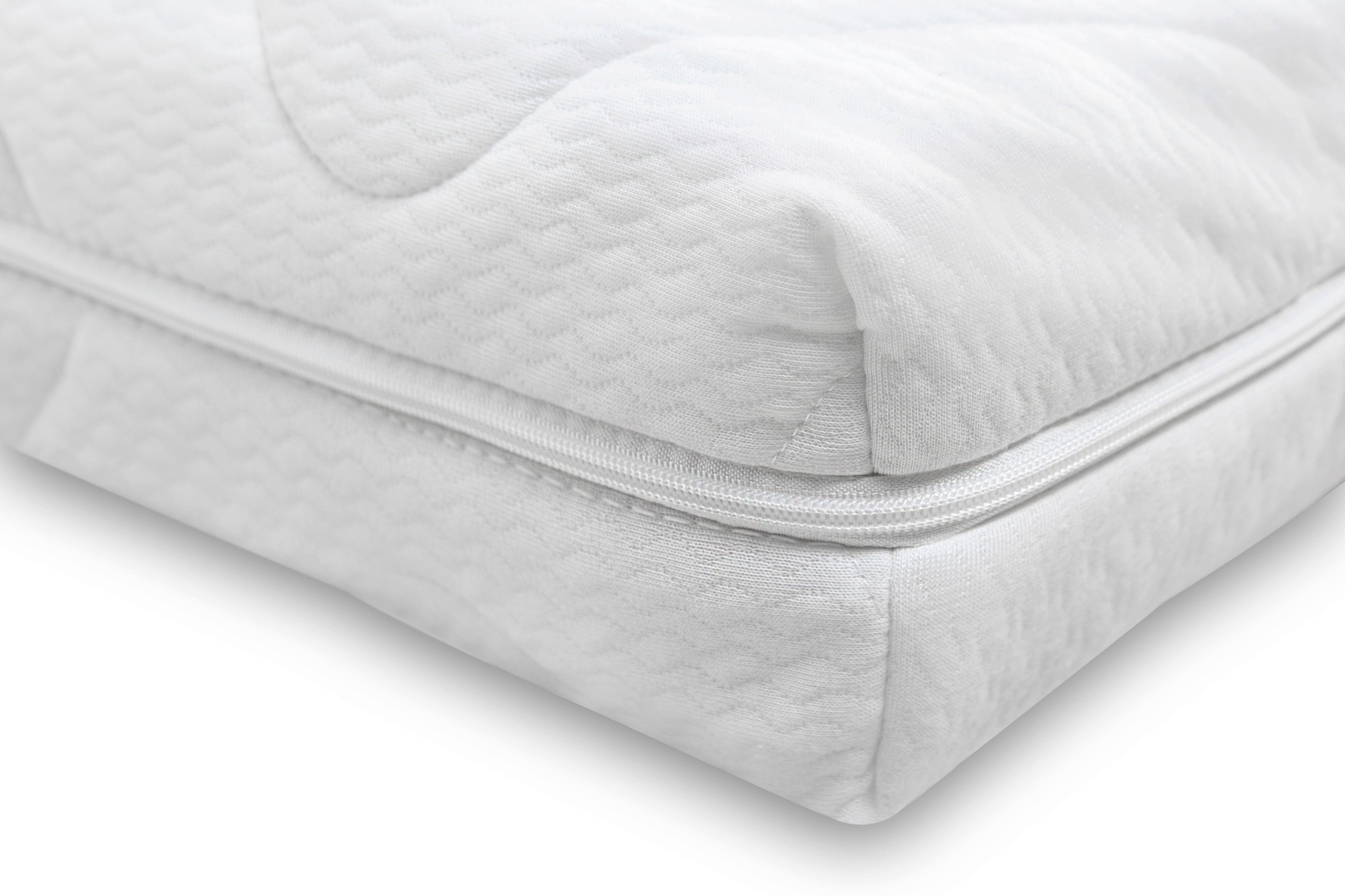 Kindermatratze Komfort Med 120x200 cm H2 H: 14 cm - Weiß, MODERN, Textil (120/200cm) - MID.YOU