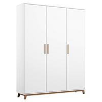 Drehtürenschrank 136 Cm Carlsson Weiß - Weiß, Basics, Holzwerkstoff (136/203/53cm) - Rauch Möbel