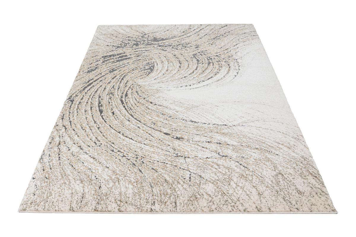 Webteppich My Bologna 462 Green 140 X 200 - Grau/Grün, Design, Kunststoff/Textil (140/200cm) - Obsession