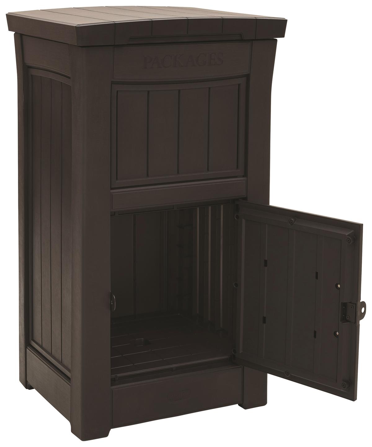 Paketbox Wetterfest Parcel 62x112x53 cm - Graphitfarben, Basics, Kunststoff (62/112/53cm)