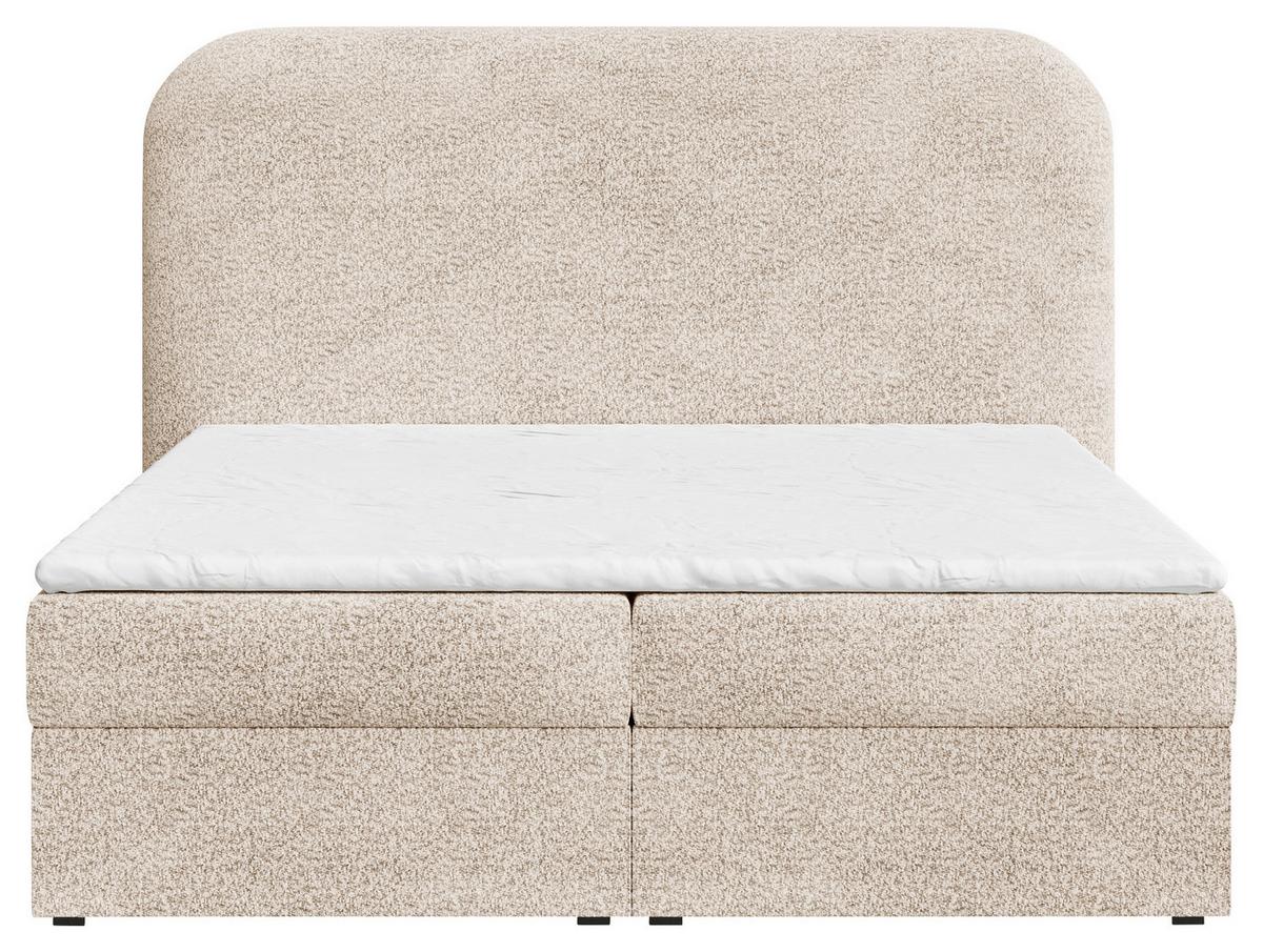 BOXBETT London Beige 140x200cm - Beige/Schwarz, MODERN, Holz/Kunststoff (140/200cm) - MID.YOU