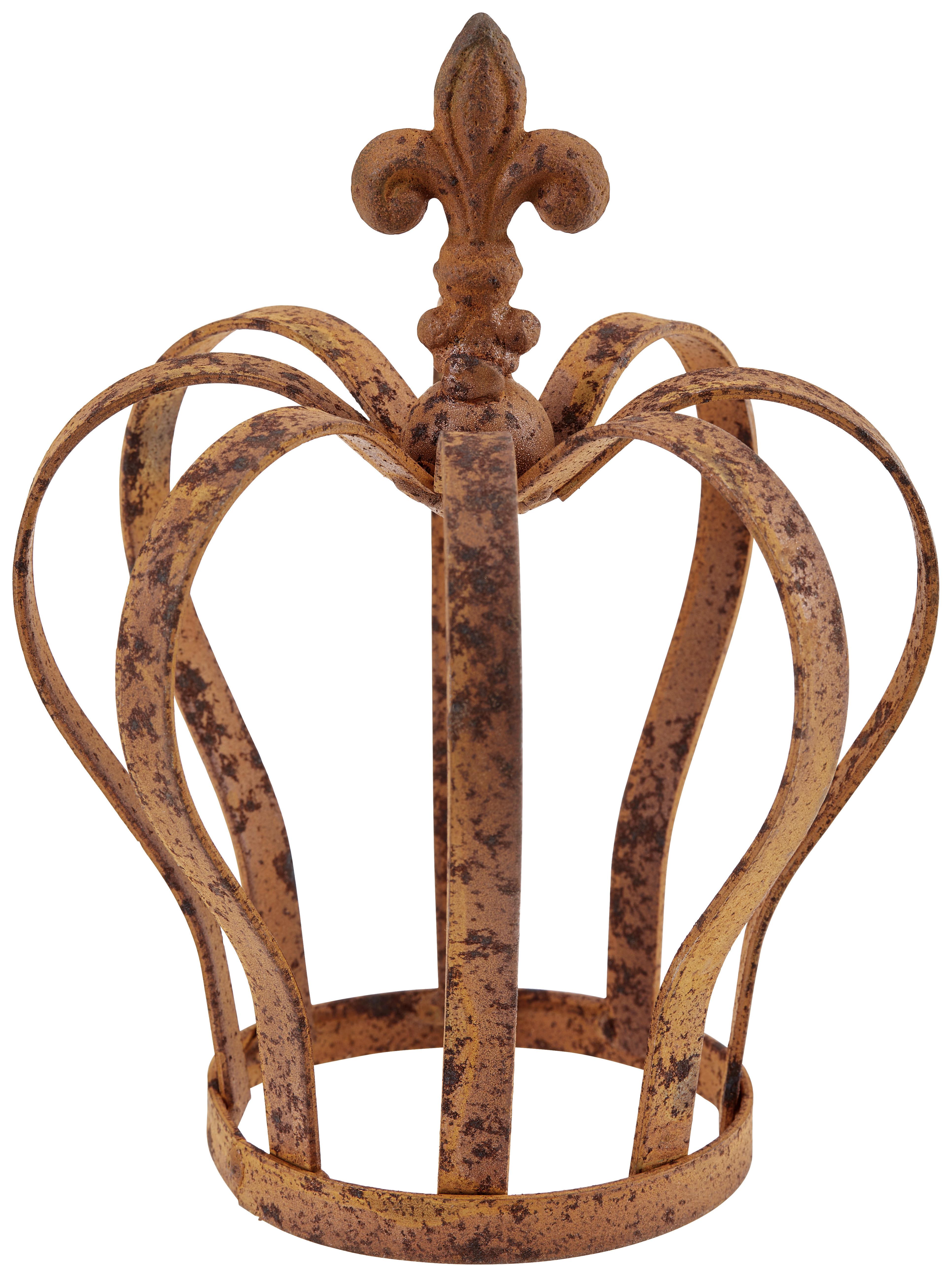 Dekokrone D/h: Ca. 13/16cm, Friso - Rostfarben, KONVENTIONELL, Metall (13/16cm) - Luca Bessoni