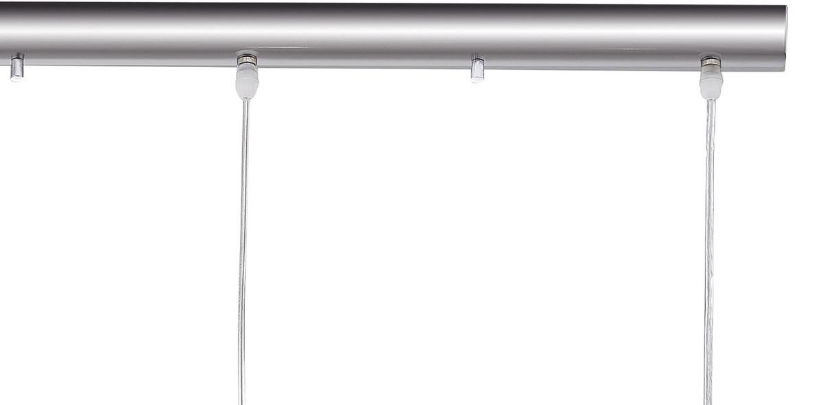 Függőlámpa Darcy - krómszínű, Romantik / Landhaus, Üveg/fém (64,5/120cm) - James Wood