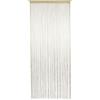 Fadenvorhang + Stangendurchzug Marietta 90x245 cm Natur - Naturfarben, KONVENTIONELL, Textil (90/245cm) - Ondega