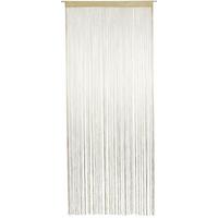 Fadenvorhang + Stangendurchzug Marietta 90x245 cm Natur - Naturfarben, KONVENTIONELL, Textil (90/245cm) - Ondega