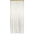 Fadenvorhang + Stangendurchzug Marietta 90x245 cm Natur - Naturfarben, KONVENTIONELL, Textil (90/245cm) - Ondega