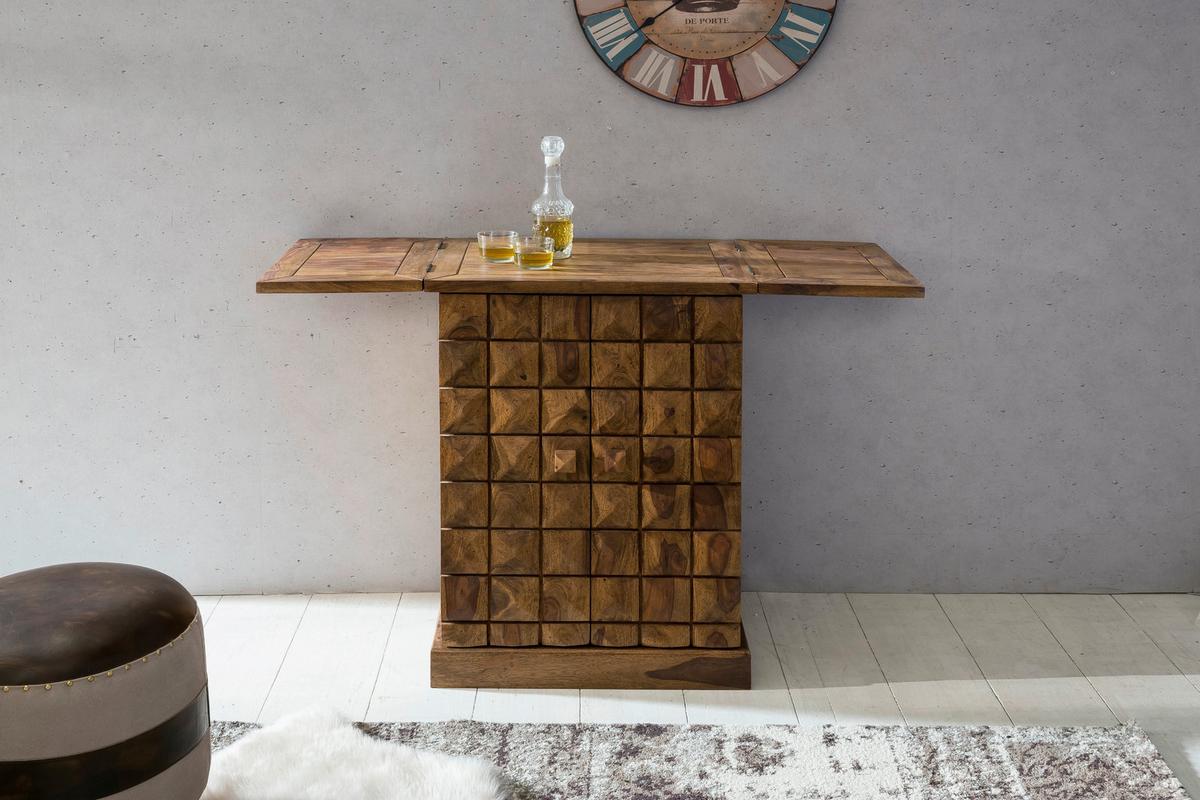 Barschrank Wl1.735 - Sheeshamfarben, Design, Holz (64/91/50cm) - MID.YOU