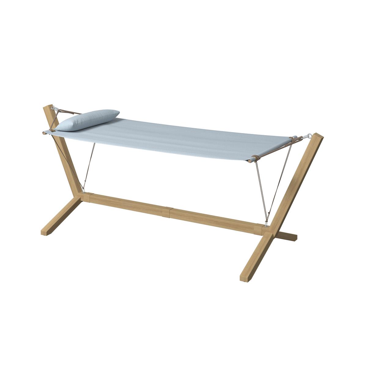 Hängematte Cesena - Gelb/Hellgrau, MODERN, Textil/Metall (296/111/108cm) - Beldano