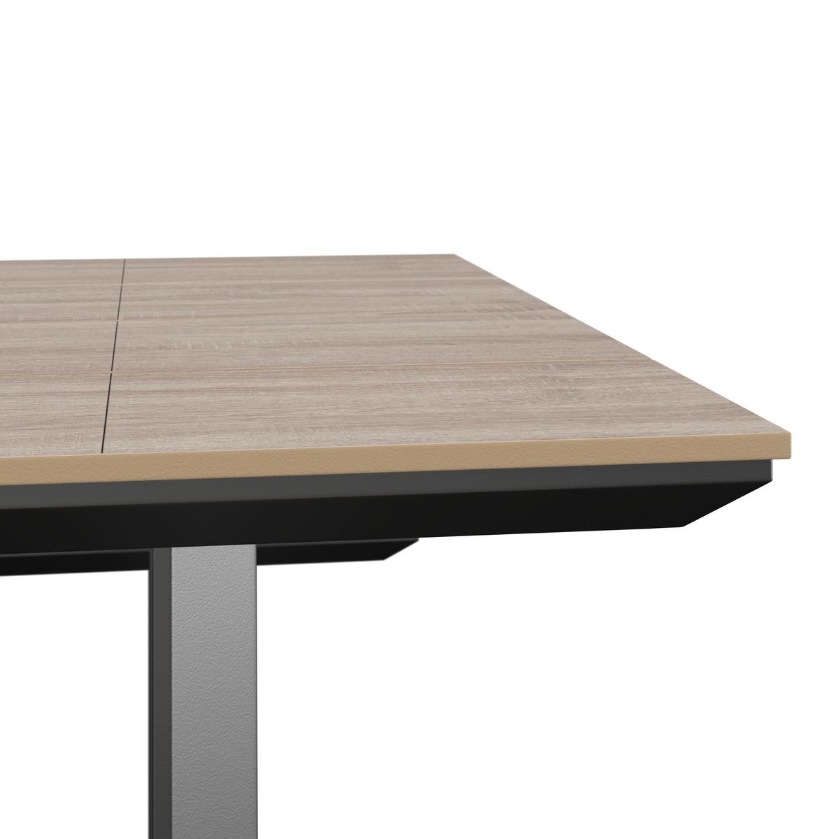 Gartenset Triest - Anthrazit/Beige, MODERN, Kunststoff/Metall (190/75/182cm) - Beldano