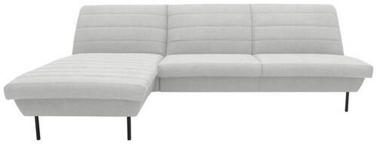 Ecksofa Looks Ix Silberfarben Looks Ix - Silberfarben/Schwarz, Design, Textil (168/274cm) - LOOKS by W.Joop