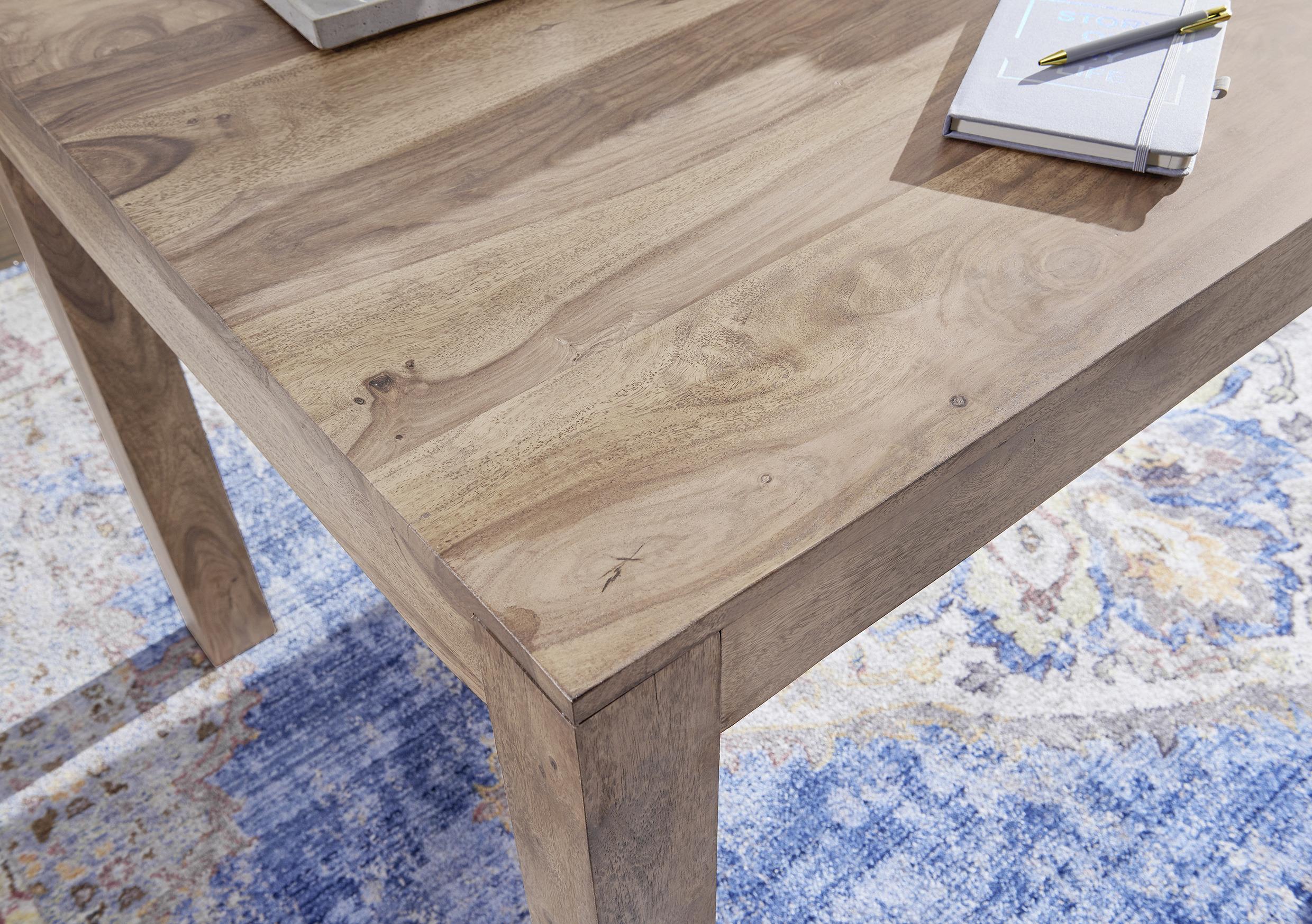 MID.YOU Esstisch Echtholz Mumbai 120x60 cm Akazie