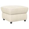 Polsterhocker Boston Creme Chenille - Creme/Schwarz, KONVENTIONELL, Textil (68/45/68cm) - Livetastic
