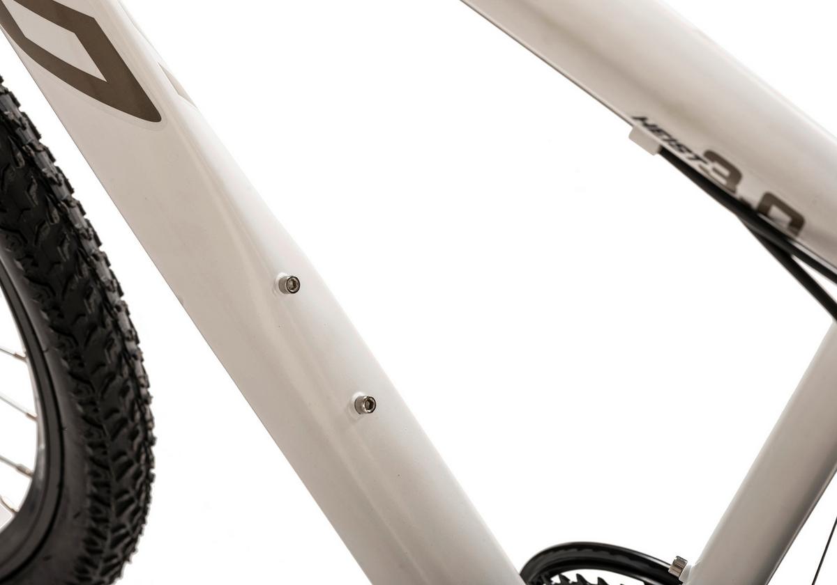 Mountainbike 423m - Weiß, KONVENTIONELL, Metall (25/140/60cm)