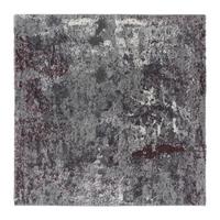 Webteppich Aubergine/Beige Timeline Quantum 200x200 cm - Beige/Aubergine, Design, Textil (200/200cm) - Novel