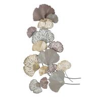 Wanddeko Diply Goldfarben, Grau B: 76 cm - Goldfarben/Grau, Basics, Metall (76/126/7.6cm)