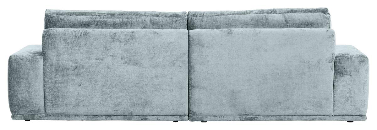 Bigsofa Mezino B: 282 cm Hellblau Hellblau - Schwarz/Hellblau, KONVENTIONELL, Textil (282/73/115cm) - MID.YOU