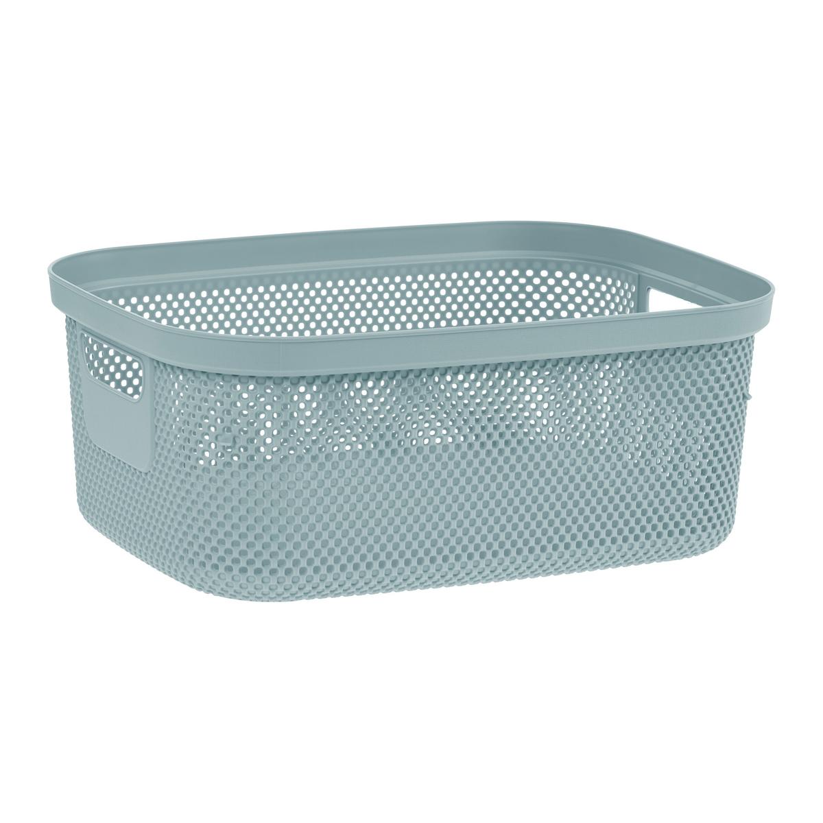 ÚLOŽNÝ KOŠÍK STINE -L- CA. 12L - modrá, Modern, plast (38/28,5/15cm)