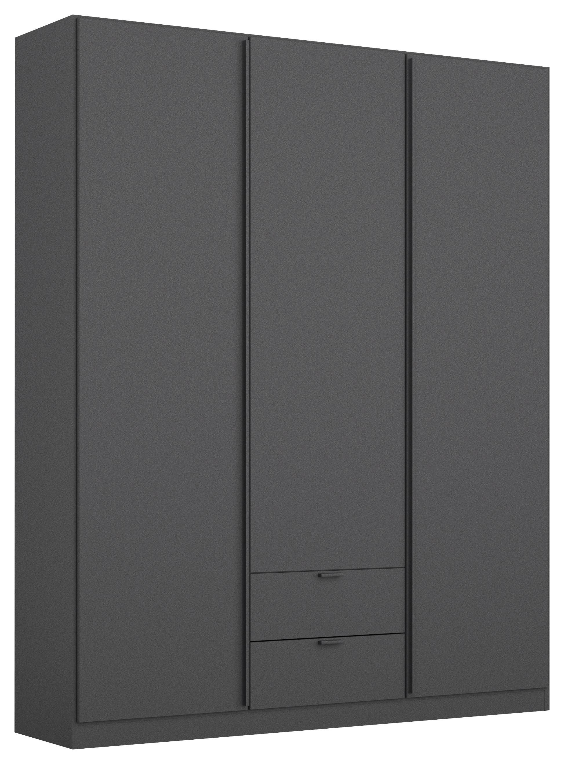 DREHTÜRENSCHRANK Style-Up Grau B: 136cm - Grau, MODERN, Holzwerkstoff (136/197/54cm) - Rauch Möbel