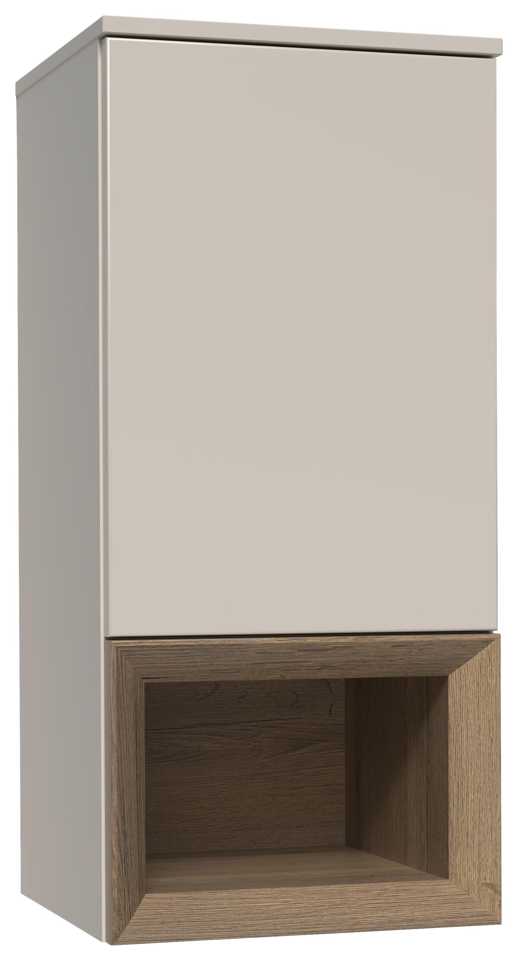 Hängeelement Las Vegas Weiß/Eiche Dekor B: 40 cm - Eiche dunkel/Weiß, MODERN, Holzwerkstoff (40/88/37cm) - Vertico