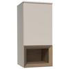 Hängeelement Las Vegas Weiß/Eiche Dekor B: 40 cm - Eiche dunkel/Weiß, MODERN, Holzwerkstoff (40/88/37cm) - Vertico