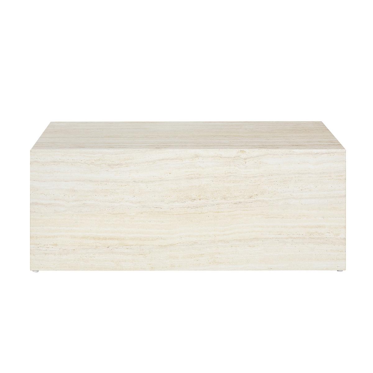 Couchtisch Beige B: 60 cm - Beige, Design, Holzwerkstoff (90/60/35cm) - Livetastic