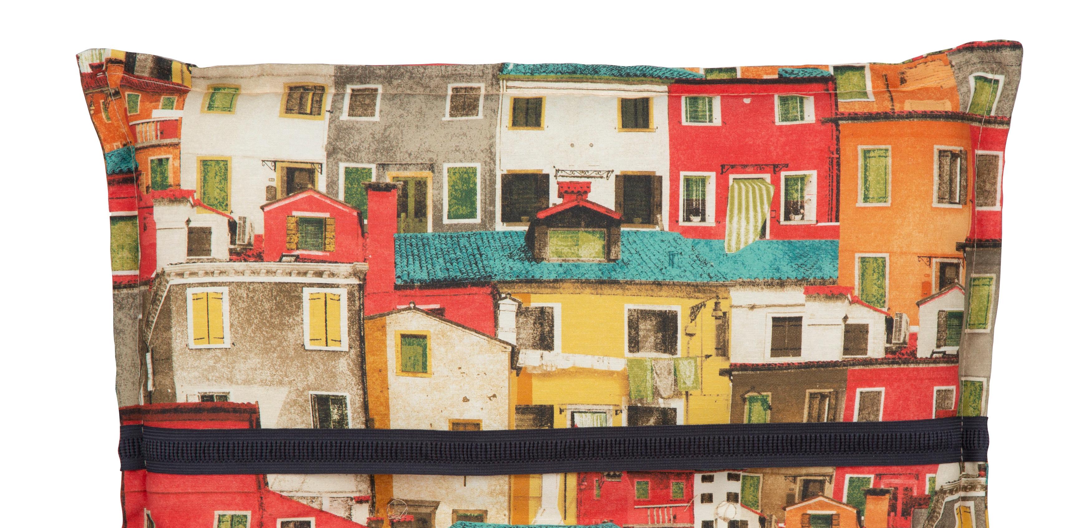 Auflage Für Liege Tours 191x58x8 Cm Multicolor - Rot/Orange, Basics, Textil (191/58/8cm)