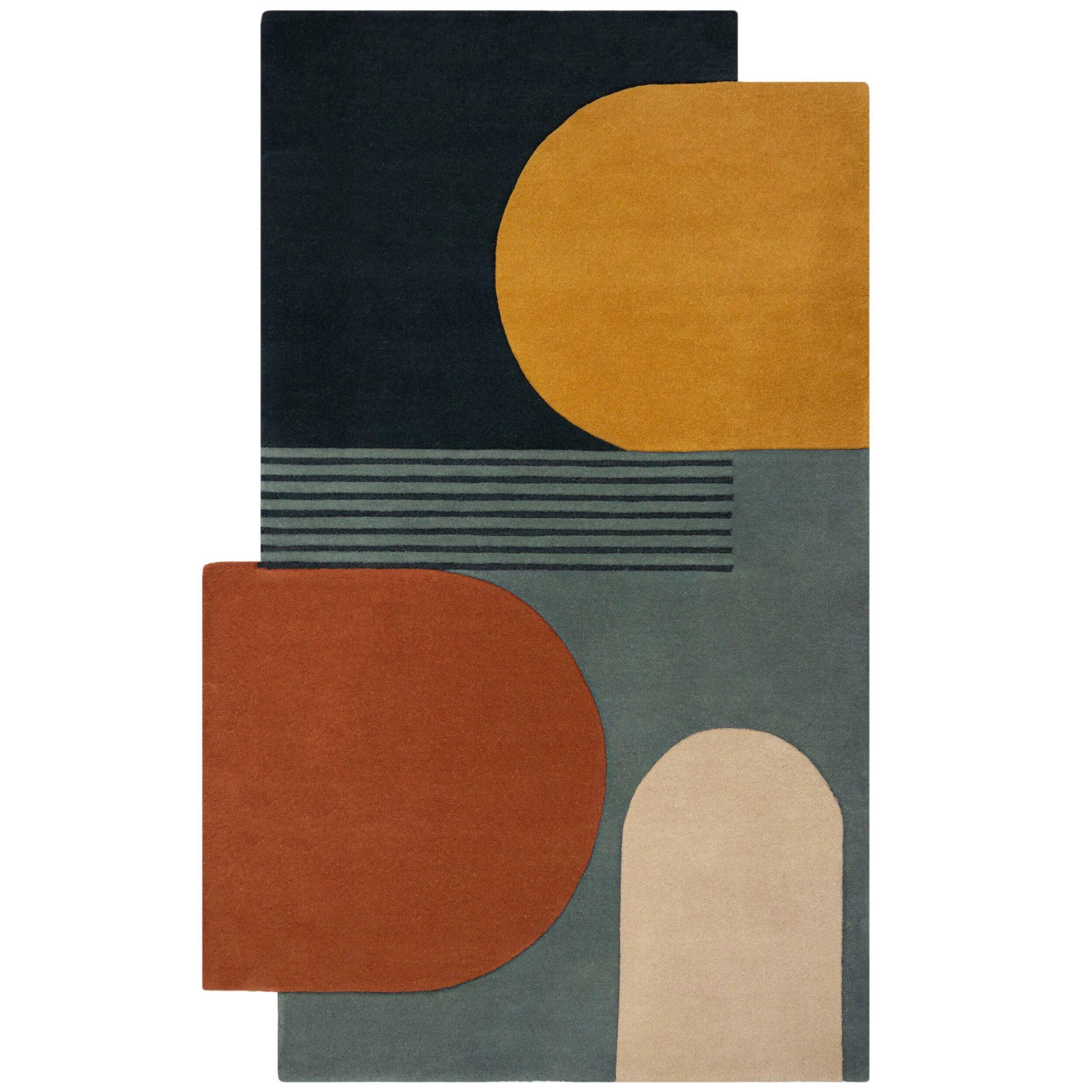 Wollteppich 503119373452 - Multicolor, Basics, Textil (120/180cm)