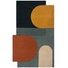 Wollteppich 503119373452 - Multicolor, Basics, Textil (120/180cm)