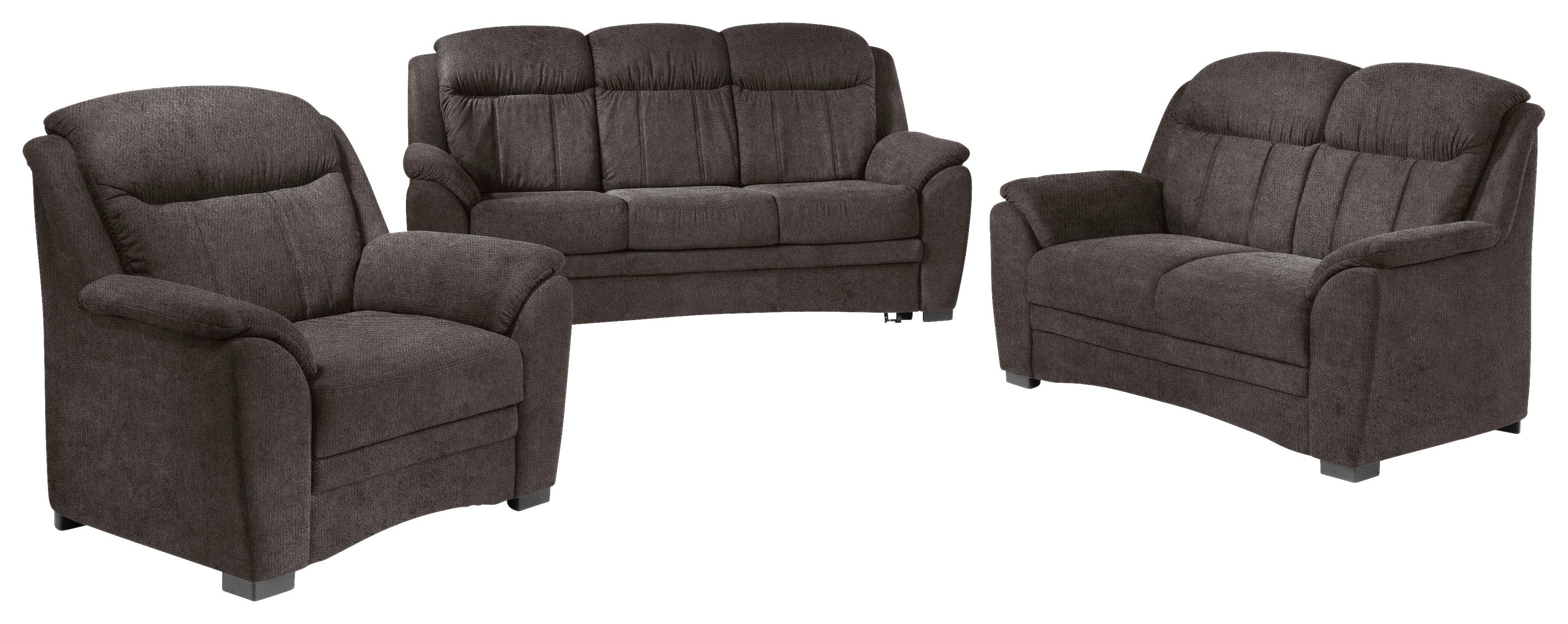 ROZKLADACIA POHOVKA BRUNO 2 V1 - sivohnedá/čierna, Konventionell, textil/plast (193/99/106cm)