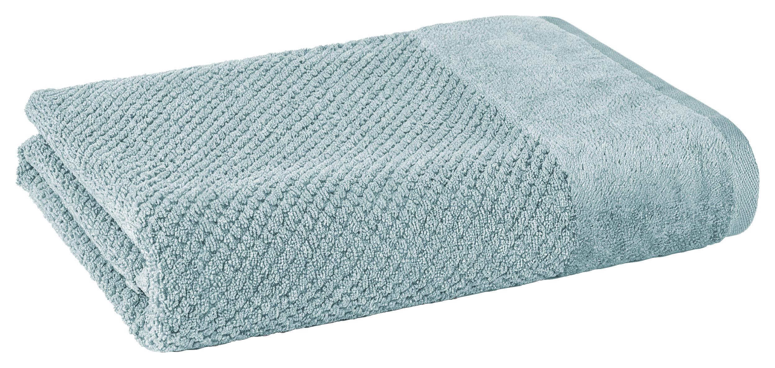 DUSCHTUCH Popcorn 70x140 cm Hellblau - Hellblau, Basics, Textil (70/140cm)