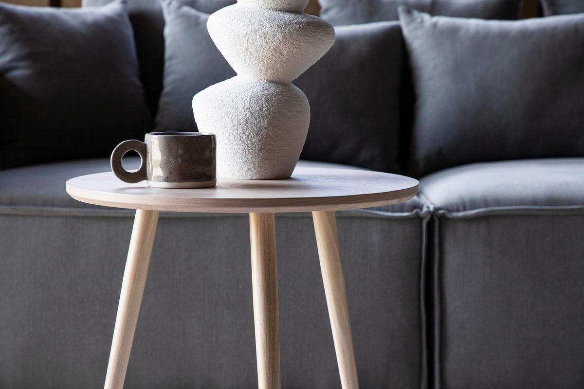 Beistelltisch Askim - Design, Holzwerkstoff/Metall (48/48/50cm) - Livetastic