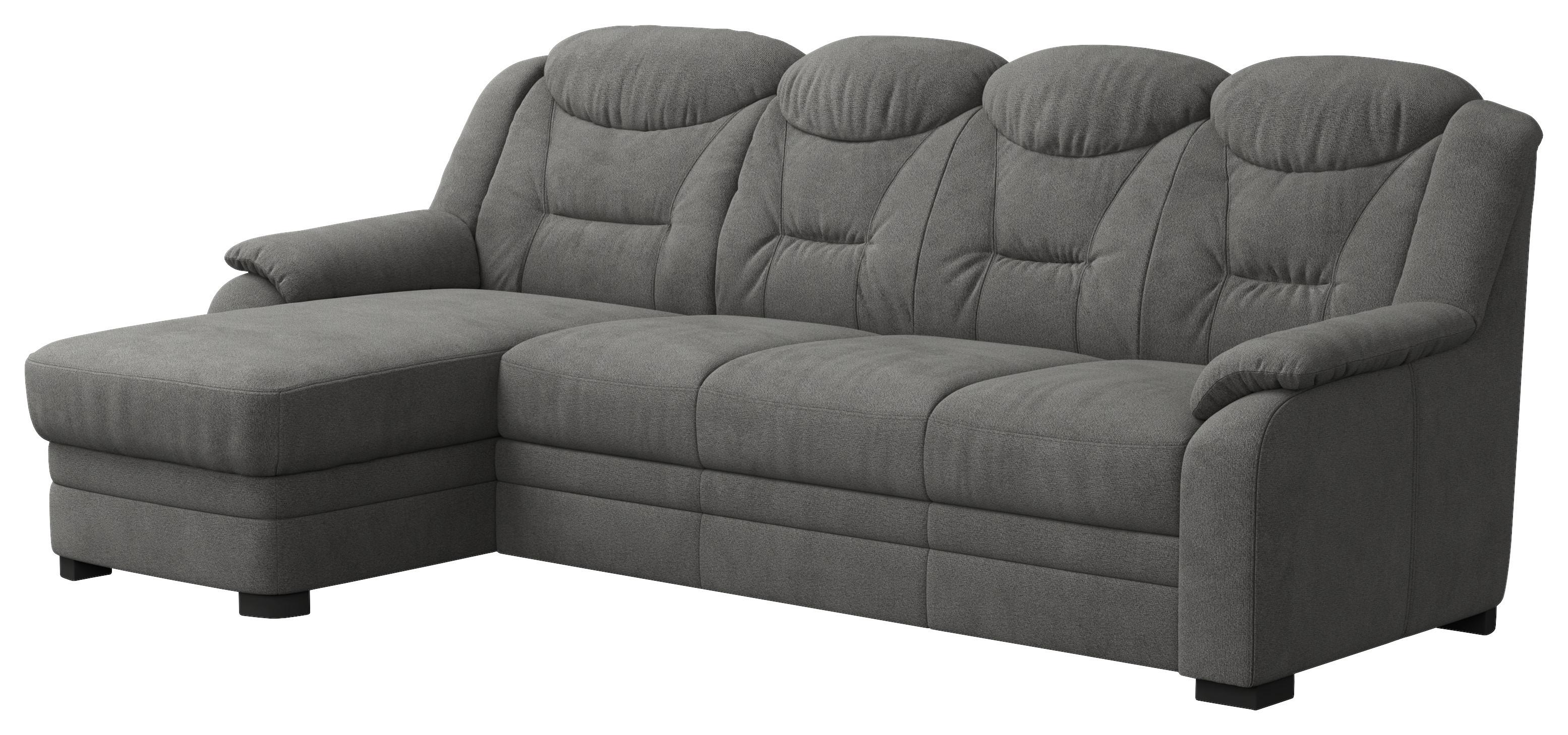 Ecksofa Marcus Anthrazit S: 162x257 Cm - Anthrazit, Basics, Textil (162/257cm) - MID.YOU