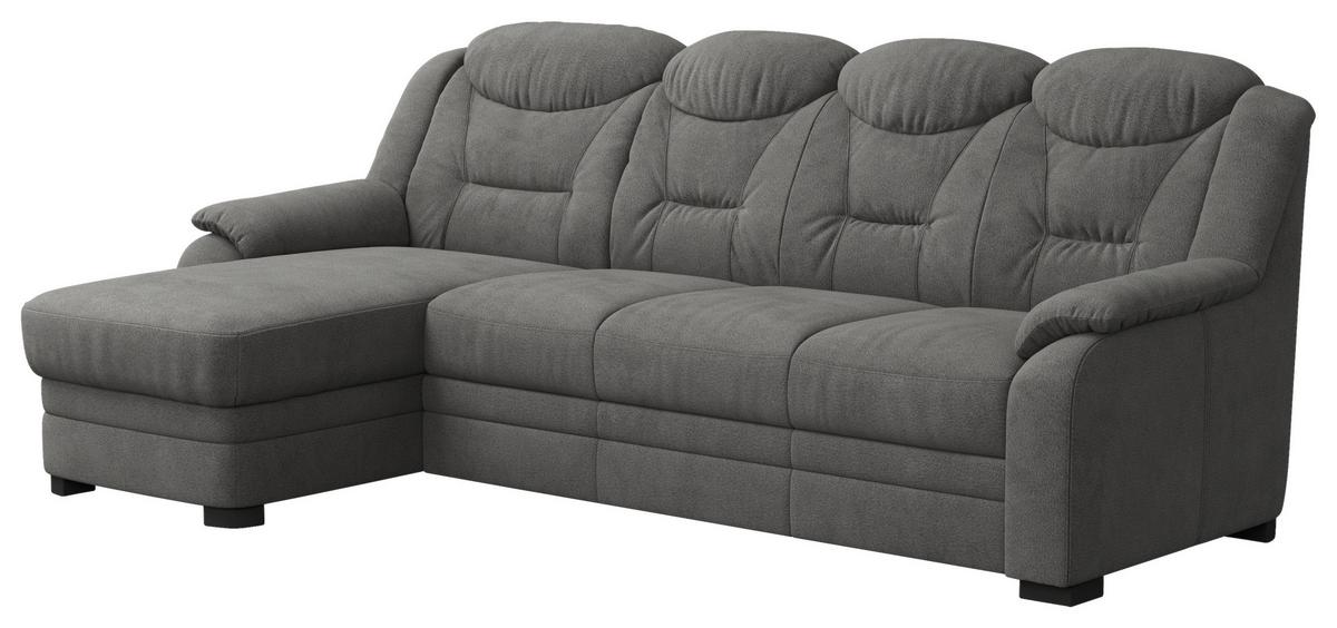 Ecksofa Marcus Anthrazit S: 162x257 cm - Anthrazit, Basics, Textil (162/257cm) - MID.YOU