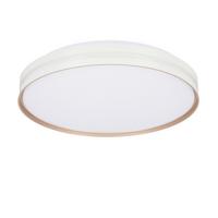 LED-DECKENLEUCHTE MONTANA - Goldfarben/Weiß, KONVENTIONELL, Kunststoff/Metall (40/40/7cm)