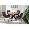 Stuhl Sarander - Eichefarben/Anthrazit, Natur, Holz/Textil (58/88/67cm) - MID.YOU