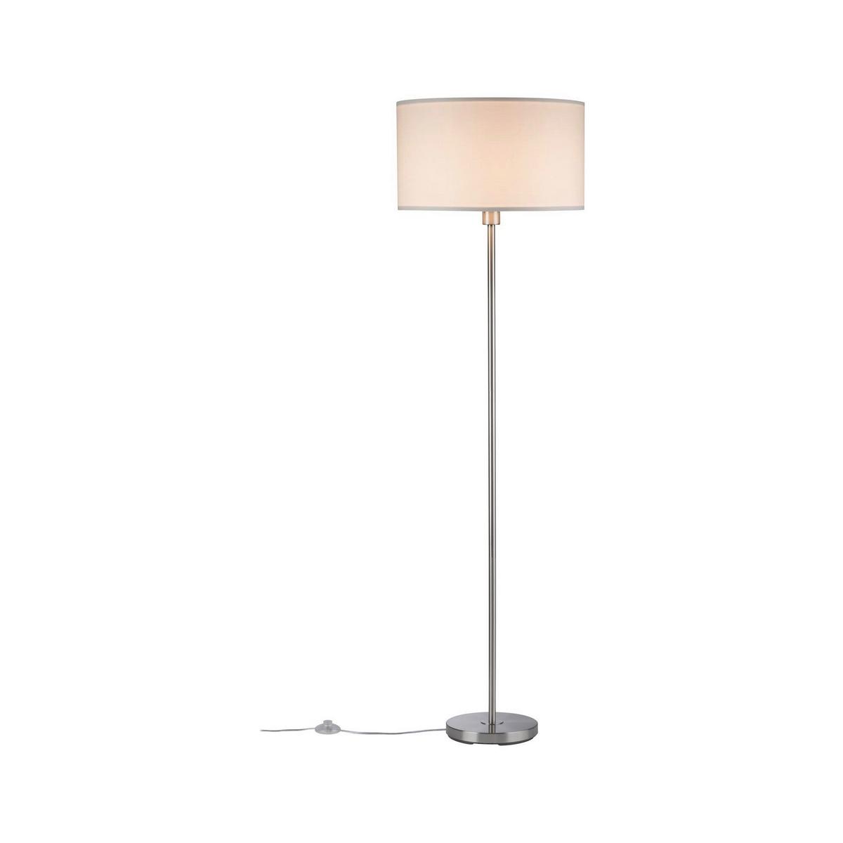 Stehlampe Tessa Dimmbar Creme Textilschirm - Creme, Design, Textil/Metall (45/160cm) - Paulmann