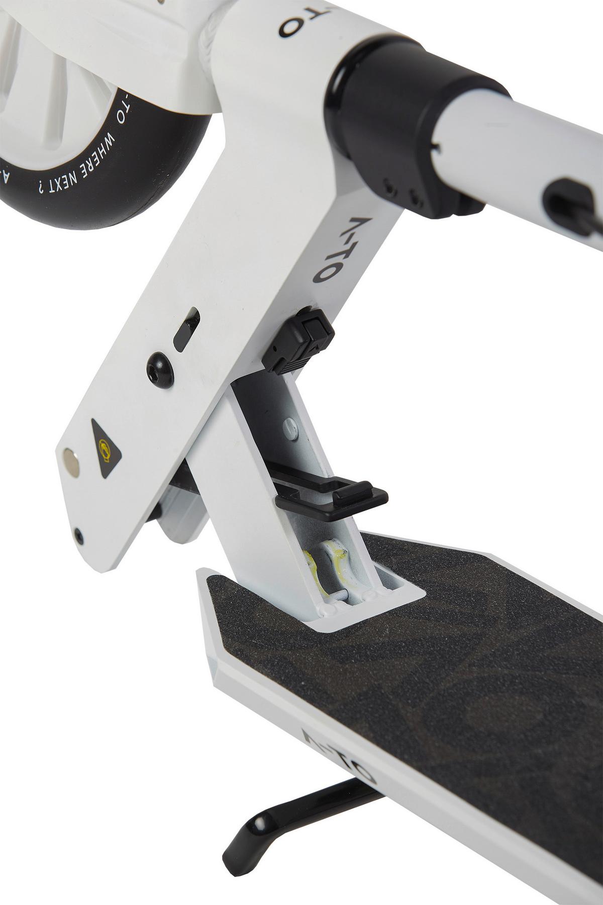 Kickscooter Ultimo Weiß Ø 200 mm - Weiß, KONVENTIONELL, Metall