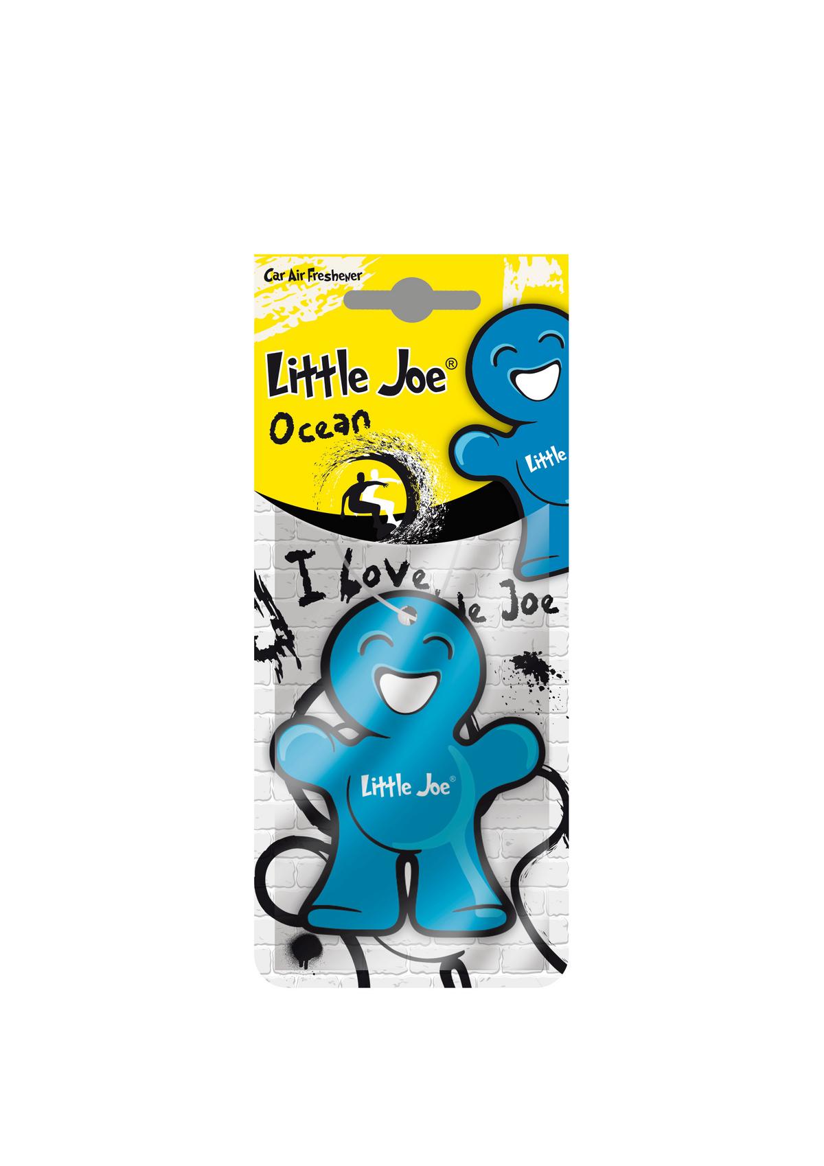 Lufterfrischer Auto Little Joe Oceanduft 1 Stk - Blau, Basics, Papier (6/8/0,1cm)