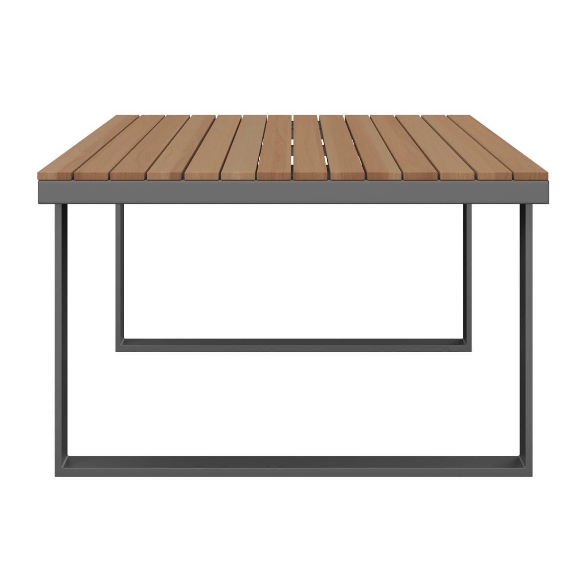 TERASOVÁ SEDACÍ SOUPRAVA ELIA - světle šedá, Moderní, kov/dřevo (236,5/75/236,5cm) - Bessagi Garden