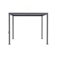 Pergola Origin +90 ca. 3x4m Aluminium,Lamellen verstellbar - Anthrazit, Basics, Metall (371/265/296cm) - Gardenson