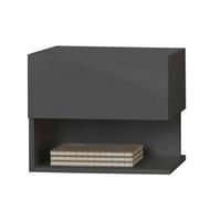 Nachttisch Faro, Anthrazit B: 44 Cm - Anthrazit, MODERN, Holzwerkstoff (44/37/40cm) - MID.YOU