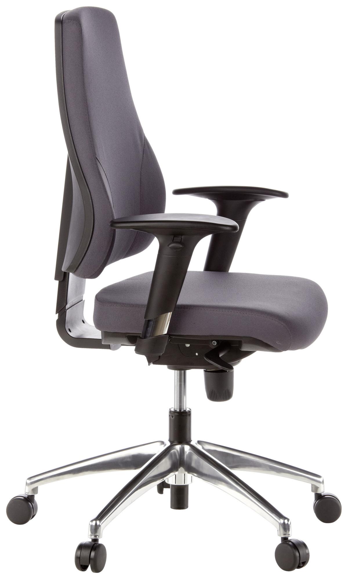 Drehstuhl Pro-Tec 200 Anthrazit - Anthrazit, MODERN, Kunststoff/Textil (60/126/45cm) - MID.YOU