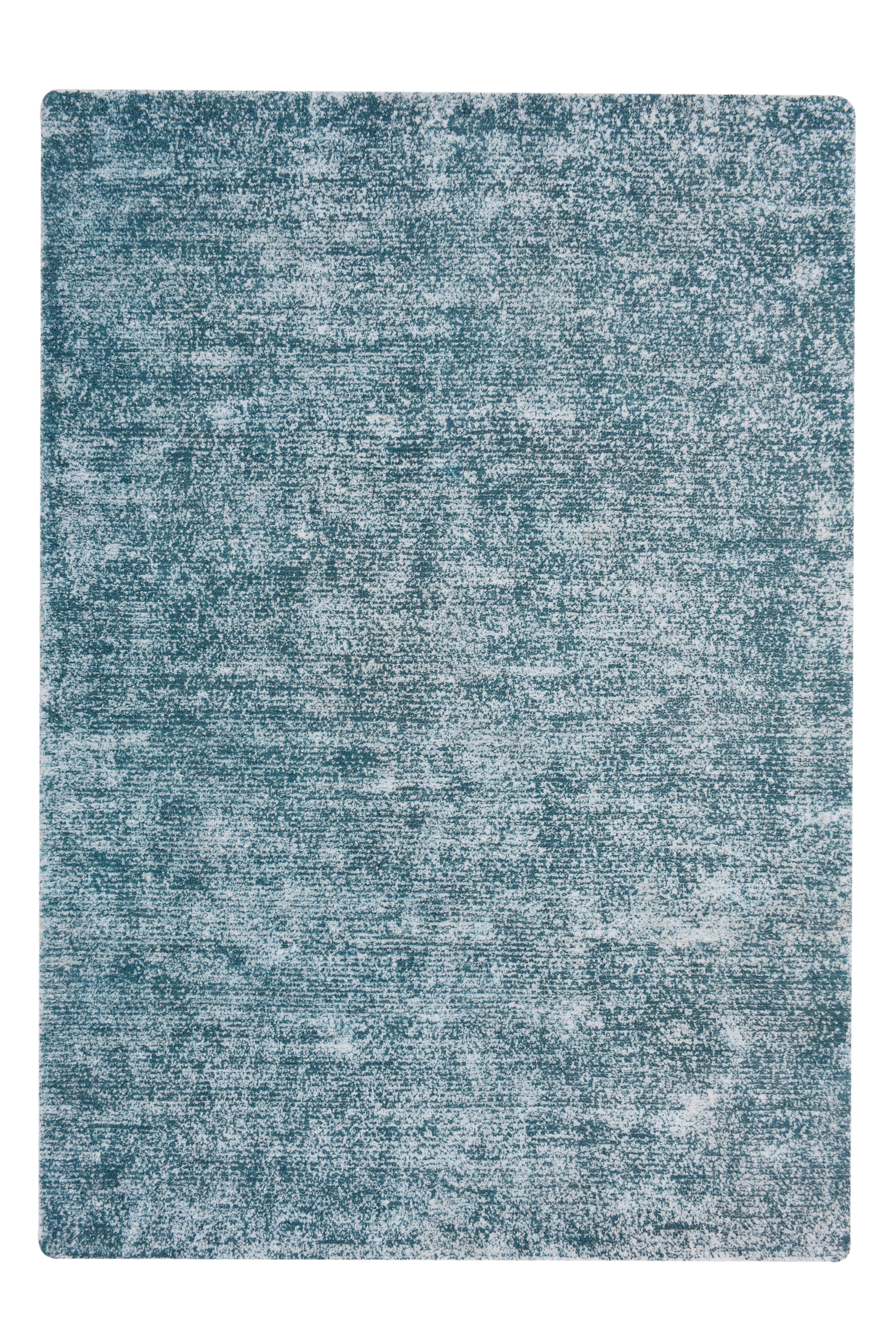 FLACHWEBETEPPICH Petrol, ca. 160x230 cm - Petrol, Basics, Textil (160/230cm) - Kayoom