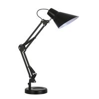 LAMPA NA PÍSACÍ STÔL ALONSO - čierna, Lifestyle, kov (15/58cm) - Modern Living