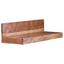 Wandregal Mumbai 110x17cm Massiv, Akazie - Akaziefarben, MODERN, Holz (110/17/24cm) - Carryhome Wandregal Mumbai 110x17cm Massiv, Akazie - Akaziefarben, MODERN, Holz (110/17/24cm) - Carryhome
