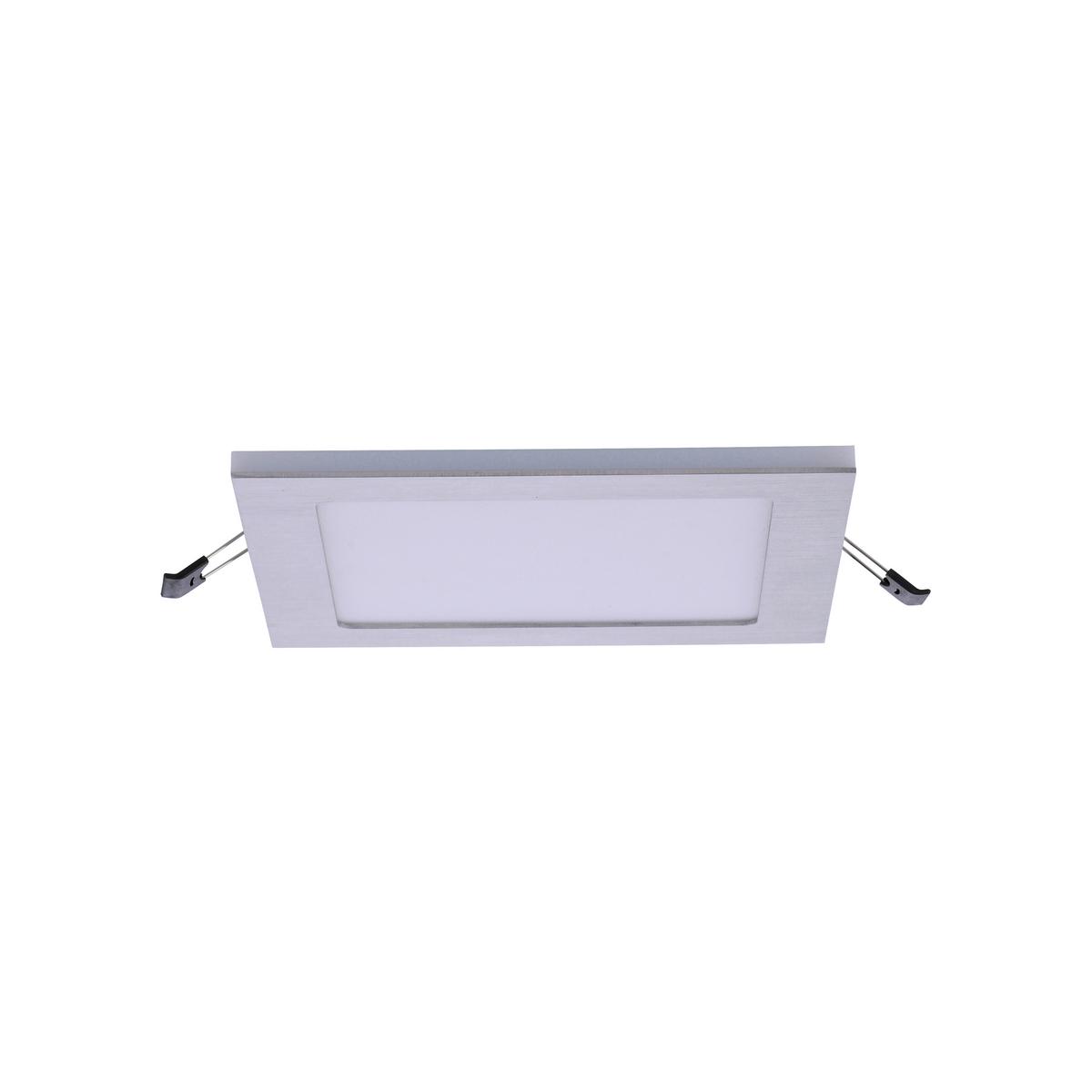 LED-Deckenleuchte, 3000k 6723-95 - Alufarben, Basics, Kunststoff/Metall (30/30/4,5cm)